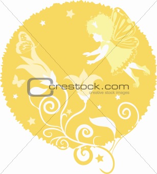 Fairy Little Girl Silhouette