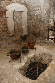 ancient kitchen room