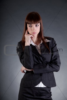 Disappointed business woman 