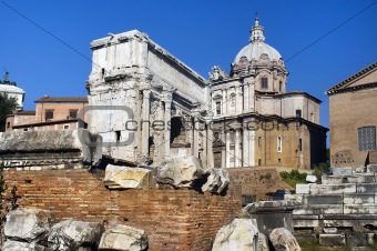 the Forum Romano
