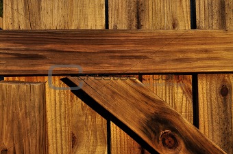 Wooden Gate Closeup