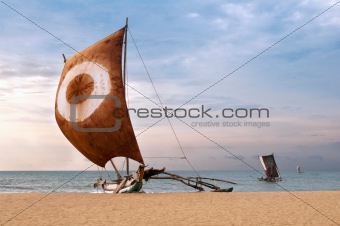 Fishing boat, Sri Lanka