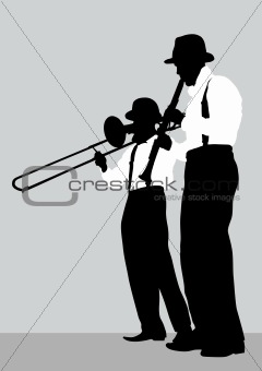 Trombone and clarinet
