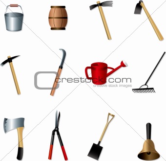 set of Gardening tools