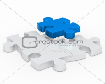 puzzle blue