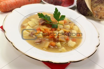 fresh cooked Turnip stew