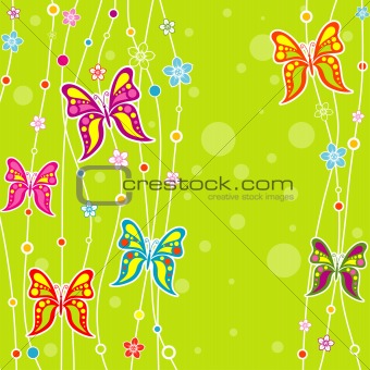 Template greeting card, vector