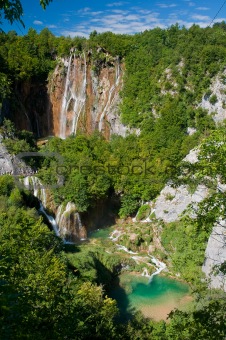 Plitvice lake waterfalls