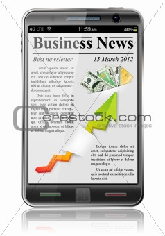Business News on Smart Phone