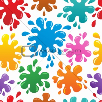 Seamless background with blots 1