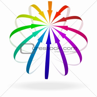 Colorful Arrow Icon