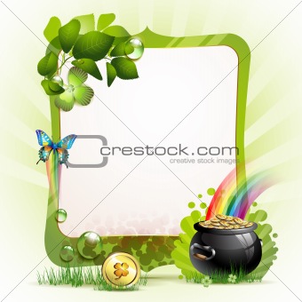 Mirror frame for St. Patrick's Day