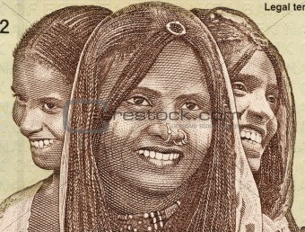 Three Young Women from Eritrea