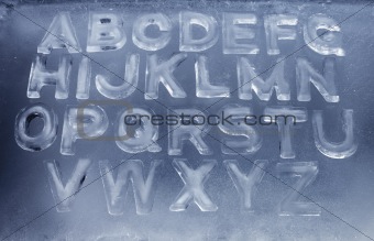 Ice Alphabet