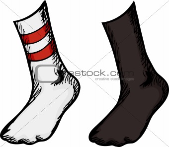 Socks With Feet In Them