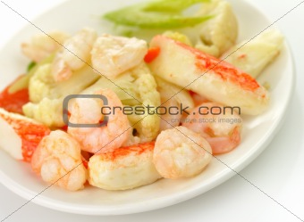 seafood plate