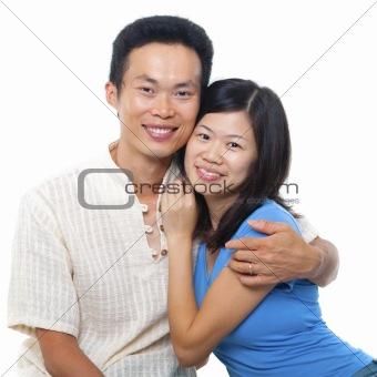 Loving Asian Couple