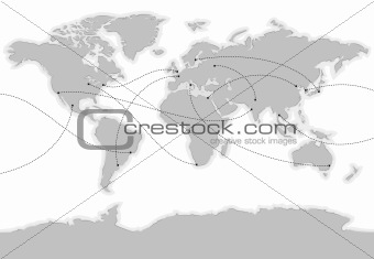 World vector map