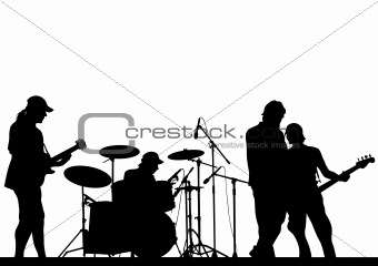 Rock musical band
