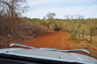 Driving a 4x4 in Africa