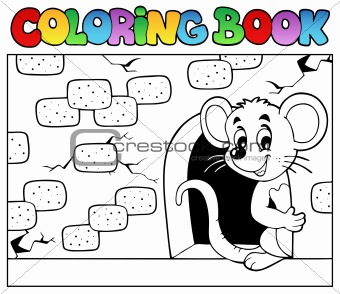 Coloring book with mouse 3