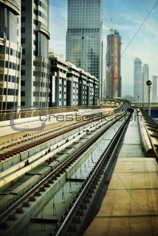 Railroad in Dubai