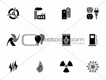Energy icons set