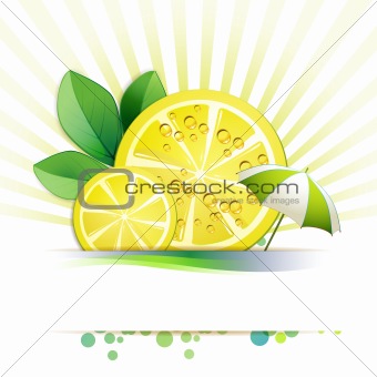 Slices lemon