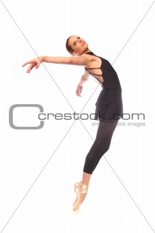 Female Ballerina in Studio