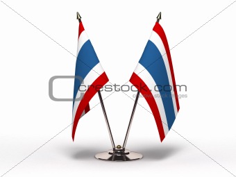Miniature Flag of Thailand (Isolated)