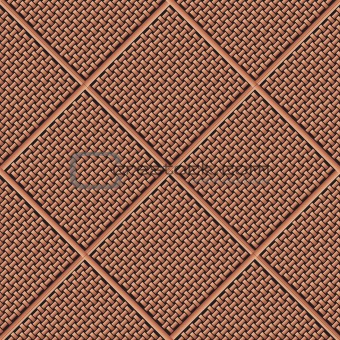 Weaved traditional wooden pattern