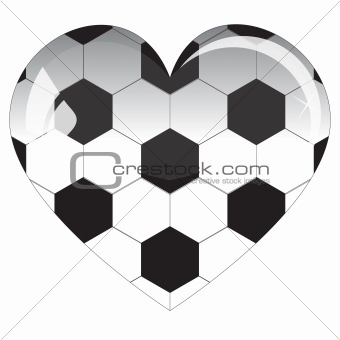 glass heart football