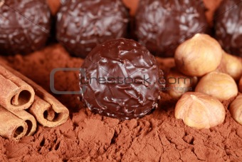 Dark Chocolate Pralines