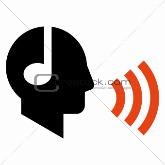Podcast vector icon