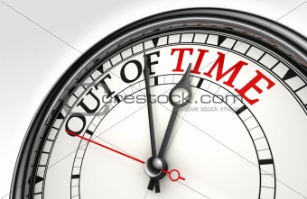 out of time concept clock