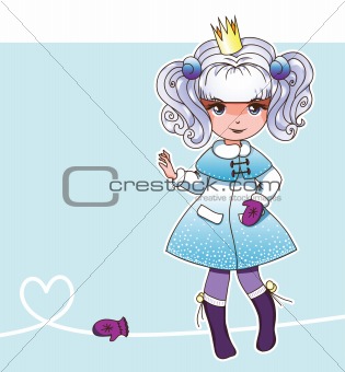 Snow  fairy princess with mittens (Fairy series 2)