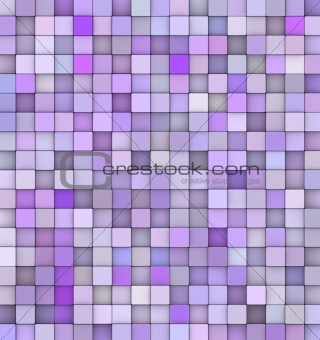 abstract backdrop 3d render cubes in different shades of purple