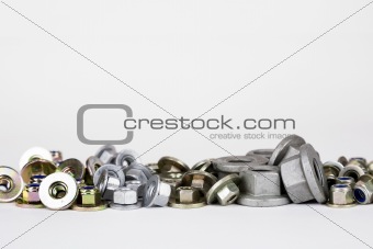 various nuts used in the automotive industry