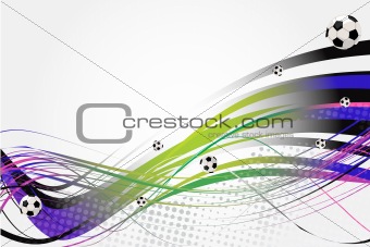 Gradient a background - football