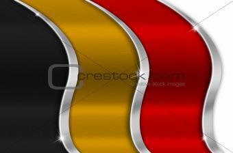 Belgium Metal Flag