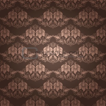 damask seamless floral pattern