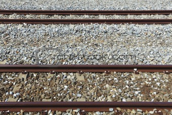 horizontal railway track
