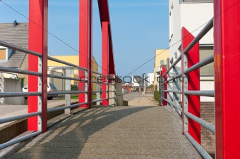 modern footbridge