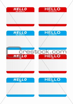 Stickers - Hello my name is
