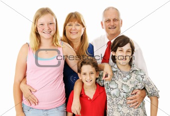 Stock Photo of Nuclear Family