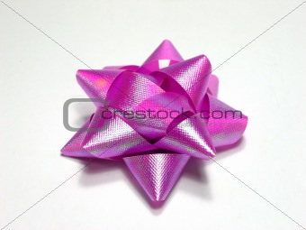 Bow in light purple color