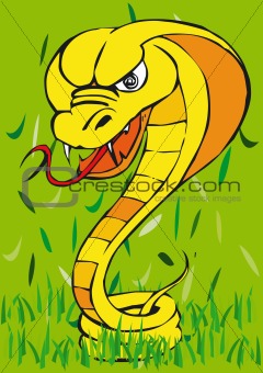 Toonimal Snake-Vector