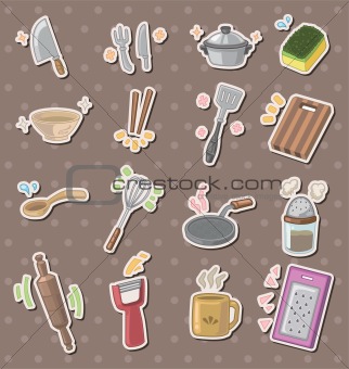 kitchen tool stickers