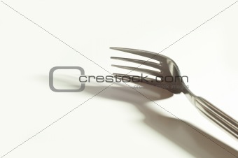 metallic fork 