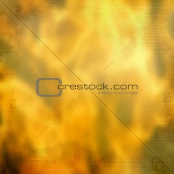 Blurry flames of fire with the paper texture